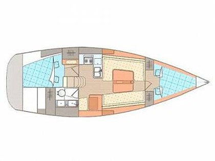 Hrvaška charter in jadranje - Jadrnica - Elan 340 (code:JAD12) - Mali Lošinj - Otok Lošinj  - Hrvaška  - Elan 340 (code:JAD12): 