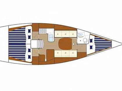 Hrvaška charter in jadranje - Jadrnica - Beneteau First 36.7 (code:MAR5) - Primošten - Riviera Šibenik  - Hrvaška  - Beneteau First 36.7 (code:MAR5): 