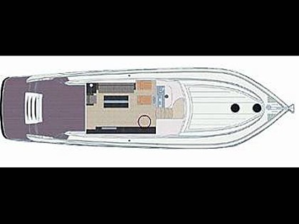 Hrvaška charter in jadranje - Motorna ladja - Mondial 54 (code:NCP29) - Šibenik - Riviera Šibenik  - Hrvaška  - Mondial 54 (code:NCP29): 