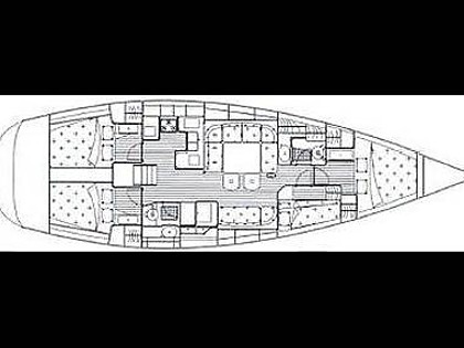 Hrvaška charter in jadranje - Jadrnica - Grand Soleil 50 (code:NCP10) - Šibenik - Riviera Šibenik  - Hrvaška  - Grand Soleil 50 (code:NCP10): 