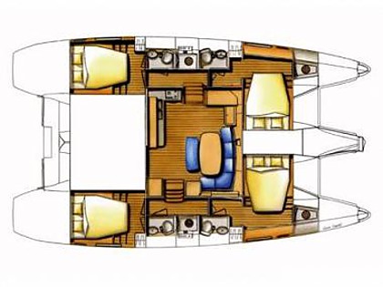 Hrvaška charter in jadranje - Katamaran - Lagoon 420 (code:NAV16) - Split - Riviera Split  - Hrvaška  - Lagoon 420 (code:NAV16): 