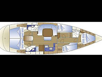 Hrvaška charter in jadranje - Jadrnica - Bavaria 49 (code:PLA 310) - Trogir - Riviera Trogir  - Hrvaška  - Bavaria 49 (code:PLA 310): 