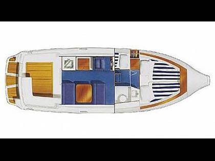 Hrvaška charter in jadranje - Jahta - Nimbus 280 Cupe (code:CRY 96) - Zadar - Riviera Zadar  - Hrvaška  - Nimbus 280 Cupe (code:CRY 96): 